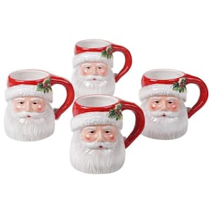 Certified International Christmas Fun Green Sayings 18 oz. Assorted Colors  Stoneware Mug (Set of 6) 36961SET6 - The Home Depot