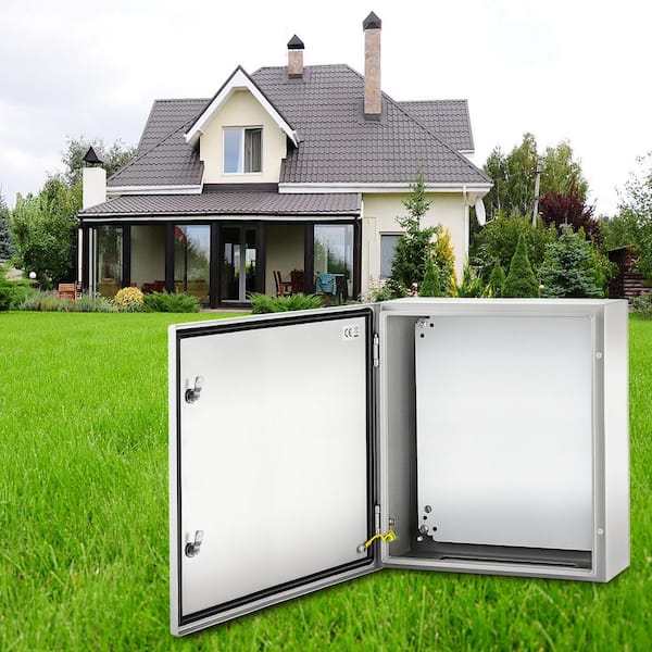 NEMA Steel Case, 24 x 24 x 8 in. NEMA 4x Metal Electric Enclosure, IP66 Water and Dust Resistant, Suitable