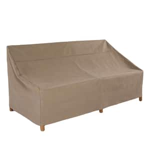 Duck Covers Essential 87 in. Tan Patio Sofa Cover