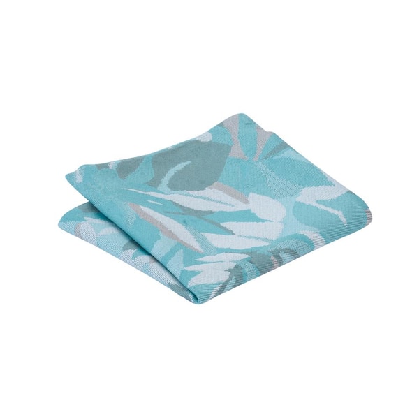 Astella Pacifica 18 in. x 18 in. Dewey Spa Square Outdoor Throw Pillow Cover