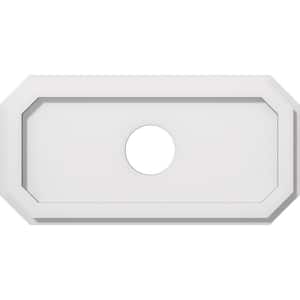 1 in. P X 18 in. W X 9 in. H X 3 in. ID Emerald Architectural Grade PVC Contemporary Ceiling Medallion