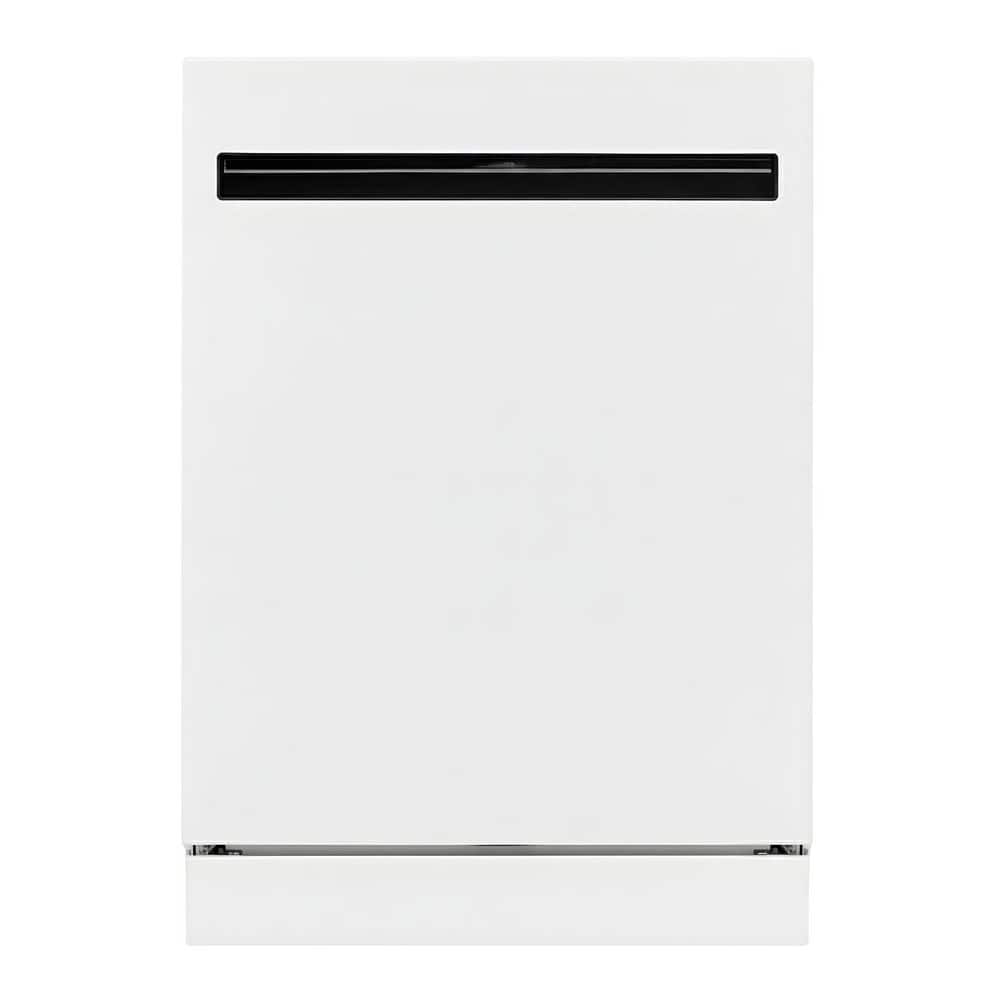 24 in. Built-In Top Control Dishwasher with 3 Racks, Ultra-Quiet 49 DbA, White
