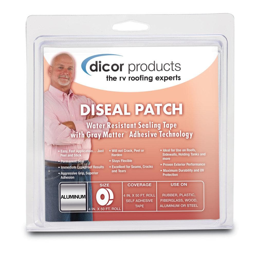 Dicor 4 in. x 50 ft. Diseal Sealing Tape in Aluminum522AF4501C The