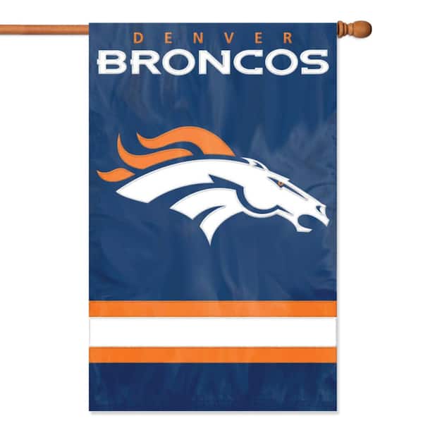 Party Animal Denver Broncos Applique Banner Flag
