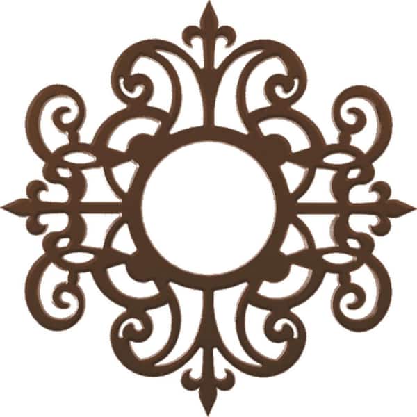 Ekena Millwork 1 in. x 36 in. x 36 in. Dijon Architectural Grade PVC Pierced Ceiling Medallion