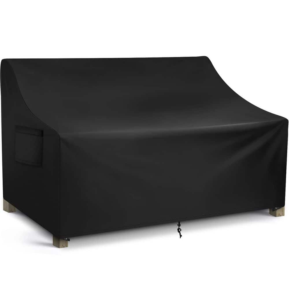 78 in. W x 33 in. D x 32 in. H Waterproof Heavy Duty Patio Deep Lounge Loveseat Sofa Cover with Air Vent, Black price history on PriceWatchPro