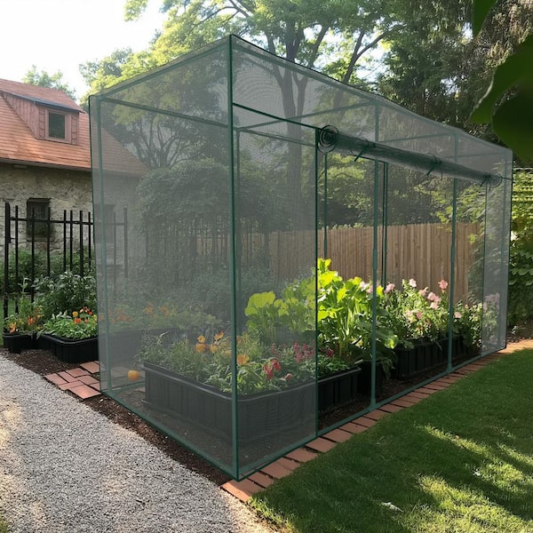 ABORON Green Plant Protection Tent 10 ft. L x 3 ft. W x 6 ft. H