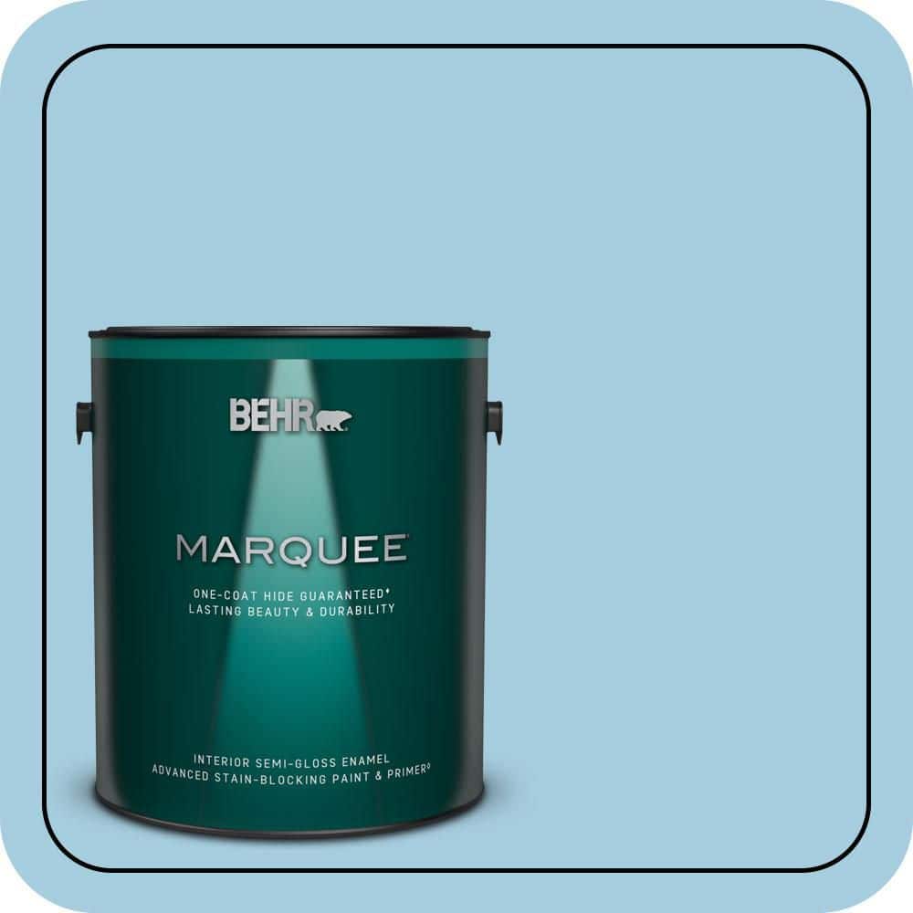 1 gal. #M490-2 Carefree Sky Semi-Gloss Enamel Interior Paint & Primer price history on PriceWatchPro