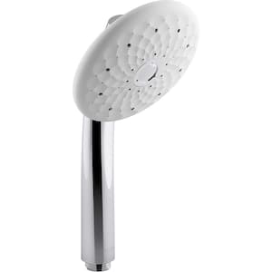 Exhale 4-Spray 4.8 in. Single Wall Mount Handheld Rain Shower Head in Polished Chrome