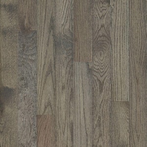 Plano Oak Gray 3/4 in. Thick x 2-1/4 in. Wide x Varying Length Solid Hardwood Flooring (20 sqft / case)