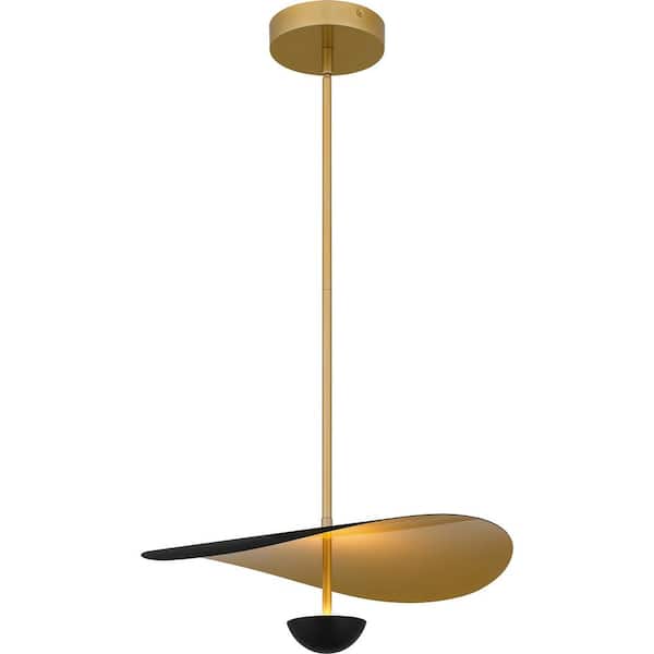 Quoizel Azure 13-Watt Matte Black Integrated LED Pendant Light