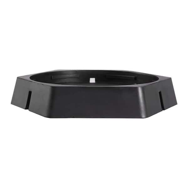 SKYSHALO RV Leveling Pads, 9 in. Round Landing Feet, Permanent Attached Jack Stabilizers, Rubber Jack Pads, 5000 lbs. Capacity
