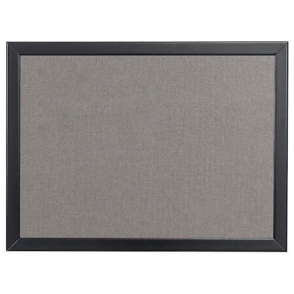 Afoxsos 36 x 24 in. Fabric Canvas Cork Board with 100% Pine Frame for Home Office School Wall Mounted Notice Display