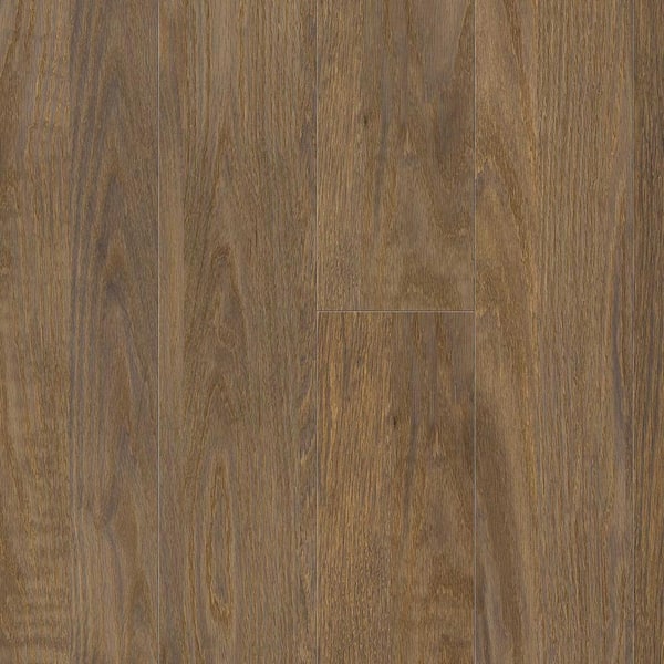 5 ft. x 12 ft. Laminate Sheet in Amber Planked Alona with Virtual Design SoftGrain Finish
