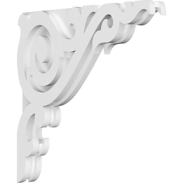 Ekena Millwork Baile 1.5 in. W x 14 in. H x 14 in. D Signature Urethane Polyurethane Corbel