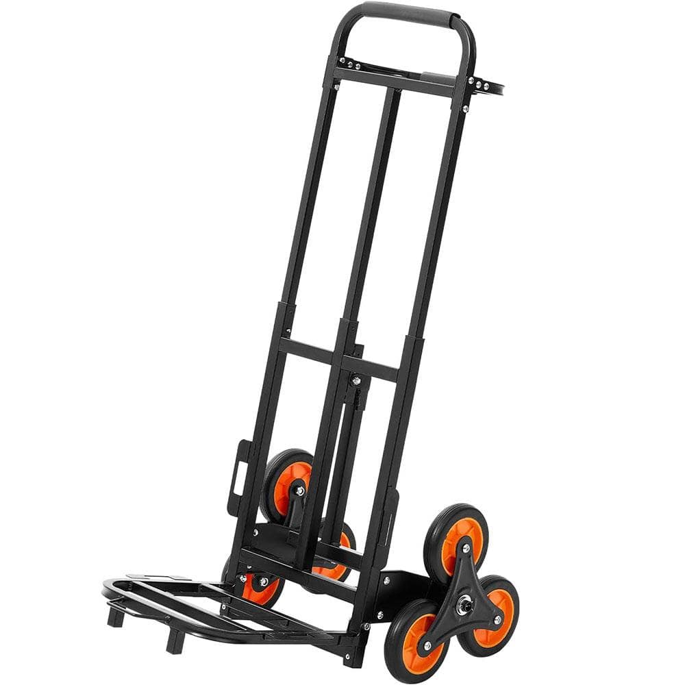 460 lb Stair Climbing Cart, Heavy-Duty Folding Trolley with Telescoping Handle, 6 Wheels & Bungee Cords price history on PriceWatchPro