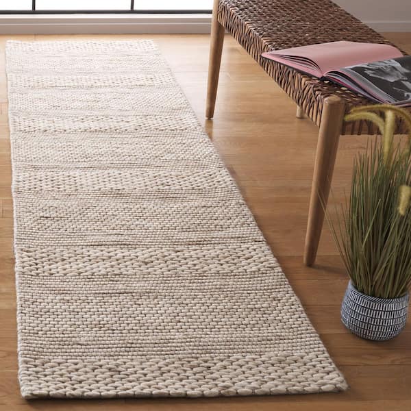 Marbella 2 ft. x 9 ft. Beige Geometric Runner Rug