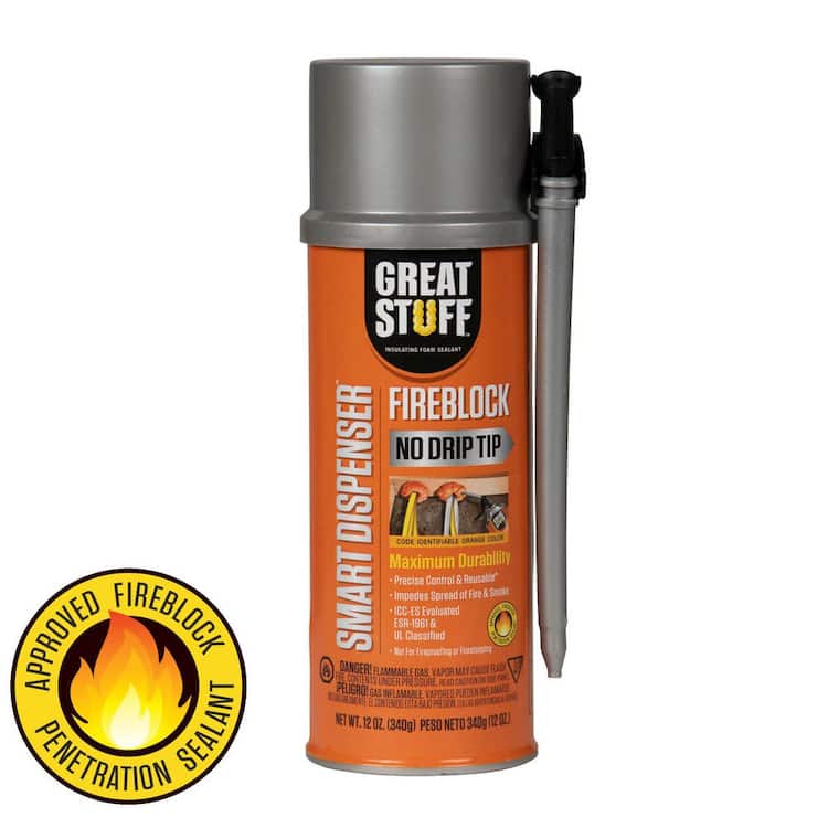GREAT STUFF Smart Dispenser 12 oz. Fireblock Insulating Spray Foam Sealant