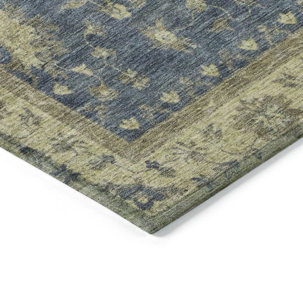 Chantille Machine Washable Indoor/Outdoor Abstract ACN1739 Blue 10 ft. x 14 ft. Area Rug