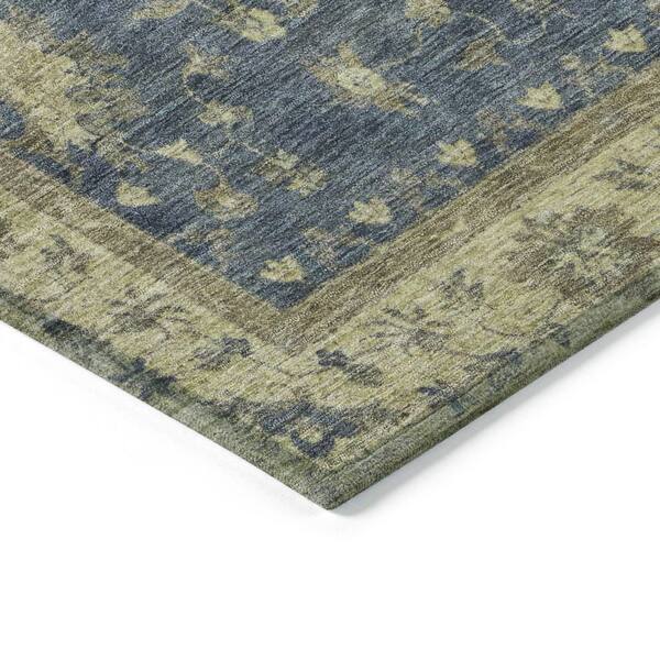 Chantille Machine Washable Indoor/Outdoor Abstract ACN1739 Blue 2 ft. x 3 ft. Accent Rug