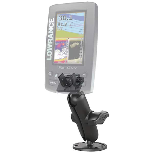 Have a question about RAM MOUNTS Ram 1 in. Double Ball Mount for Lowrance  Elite-4, Hook-4 & Mark-4 Fishfinders? - Pg 1 - The Home Depot