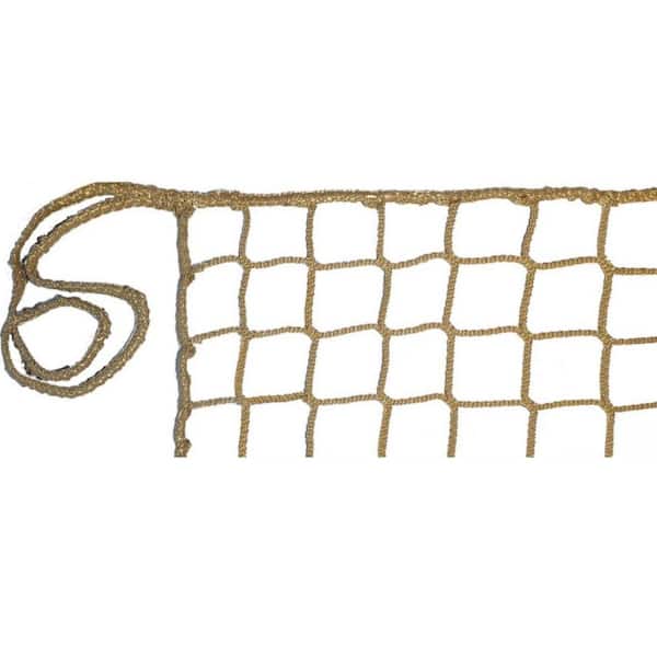 NVNOO 4.4 ft. x 3.3 ft. Safety Rope Net Kids Pet Stairs Balcony Railings Protection Rope Netting for Playground Sports