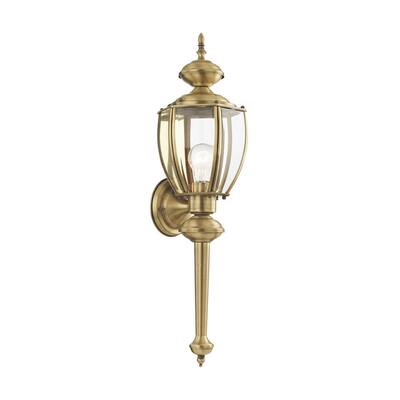 Brass Outdoor Sconces Outdoor Wall Lighting The Home Depot