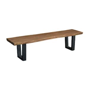 2-Cartons Sequoia Light Brown 68 in. Dining Bench