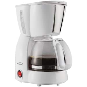 4- Cup White Coffee Maker