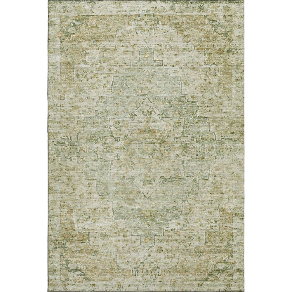 Mayfield Premium Machine Washable Abstract AMF1832 Sage 10 ft. x 14 ft. Area Rug price history on PriceWatchPro