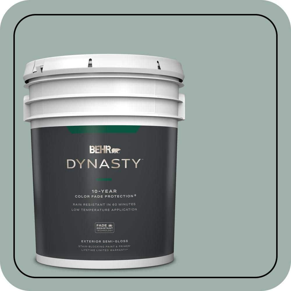 5 gal. #N430-3 Garden Vista Semi-Gloss Enamel Exterior Stain-Blocking Paint & Primer price history on PriceWatchPro