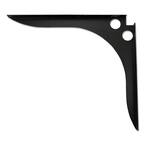 Speed Brace 28 in. Black Heavy-Duty Shelf Bracket
