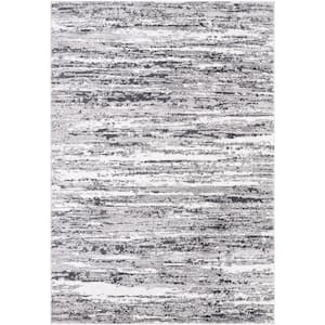 Andorra Plus Black/Grey 2 ft. x 3 ft. Modern Indoor Area Rug