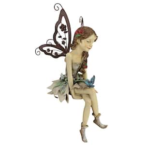 12.5 in. H Fannie the Fairy Sitting Statue