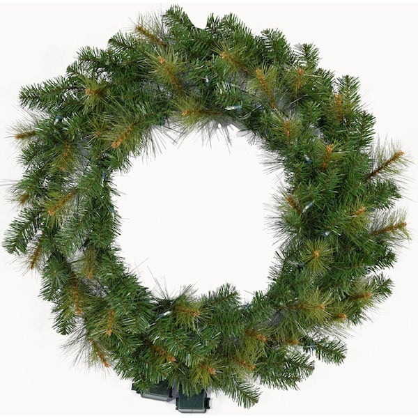 Fraser Hill Farm 5 ft. Artificial Unlit Wreath Arrangement