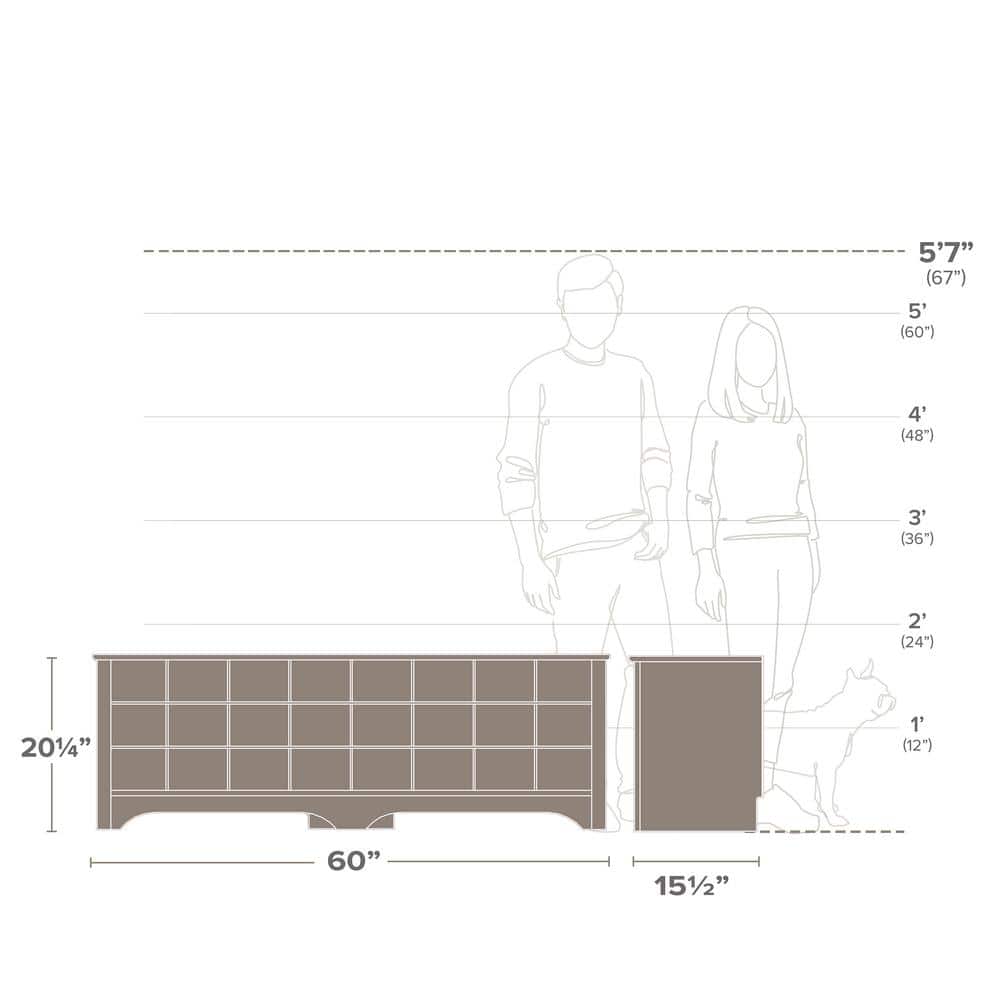 Black Engineered Wood Shoe Storage Bench with 24 Cubbies