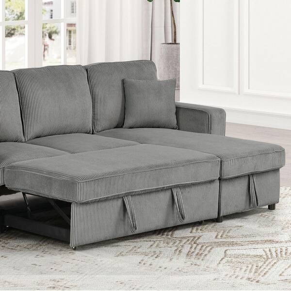 Furniture of America Roseshire 92.5 in. Straight Arm 1-Piece