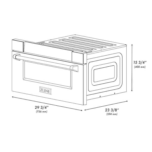 Drop-In 3 Burner Microwave/Convection Oven Combo - Jazz Sales