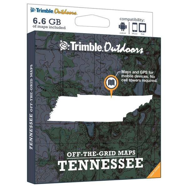 Trimble Outdoors Tennessee Off-The-Grid Maps