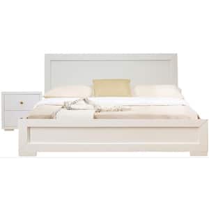 Trent 2-Piece White Twin Bedroom Set