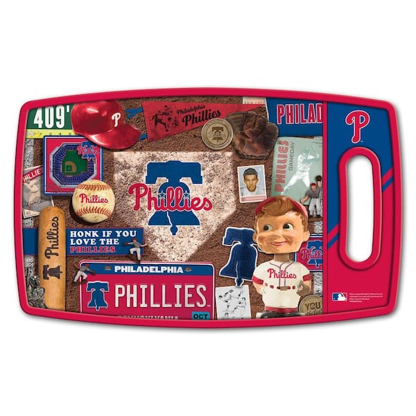 MLB Philadelphia Phillies Retro Series Polypropyene Cutting Board