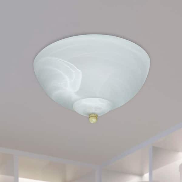 CRAFTMADE Unity 2-Light Indoor/Outdoor White Finish 3000K Universal LED ...