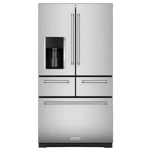 KitchenAid 25.8 cu. ft. French Door Refrigerator in Stainless Steel with Platinum Interior