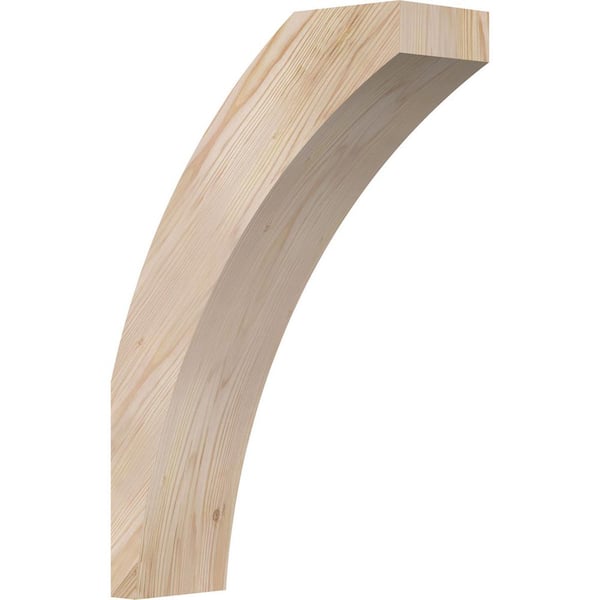 Ekena Millwork 5 1/2"W x 16"D x 24"H Thorton Smooth Knee Brace, Douglas Fir