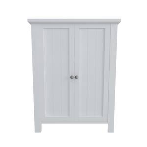 White Wardrobe Top Cupboard Storage Extension Lowline Box with Sliding Doors 48" 