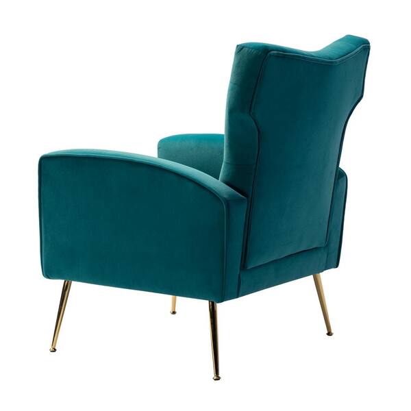 Turquoise best sale wingback chair