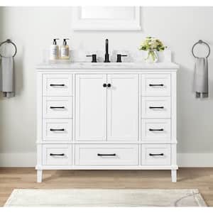 Home Decorators Collection Fremont 72 in. Double Sink Freestanding