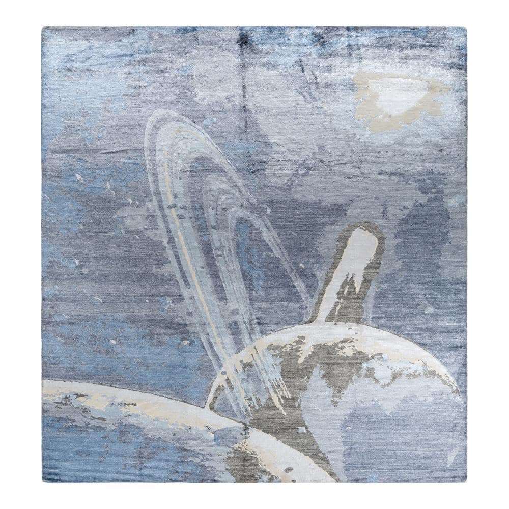 Modern-Contemporary Gray 9 X 12 Hand-Knotted Silk Indoor Area Rug price history on PriceWatchPro