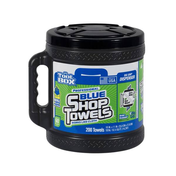 TOOLBOX Z400 200-Count Blue Shop Towel Big Grip Bucket (2 Buckets