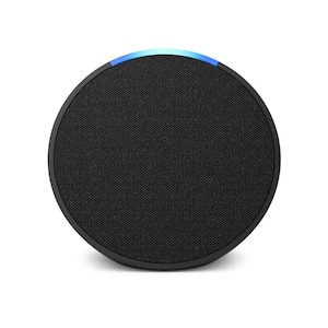 Echo Pop (1st Gen, 2023 Release) Full Sound Compact Smart Speaker with Alexa, Charcoal